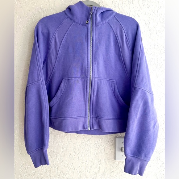 Lululemon Women's Purple Scuba Oversized Full-zip Hoodie M/L - Picture 2 of 8